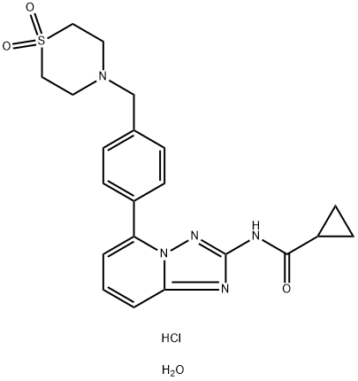 Filgotinib hydrochloride trihydrate Struktur