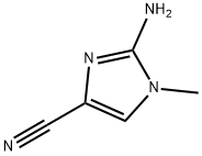 1H-Imidazole-4-carbonitrile,2-amino-1-methyl-(9CI) Struktur