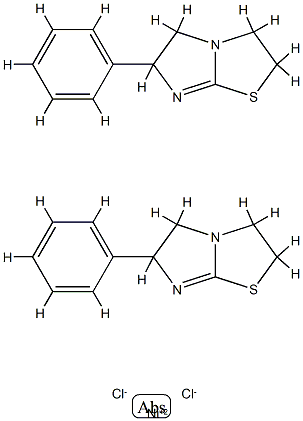 Nickel, dichlorobis(2,3,5,6-tetrahydro-6-phenylimidazo(2,1-b)thiazole- N(sup 7)-, (T-4-(S),(S))- Struktur