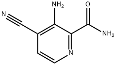 2-Pyridinecarboxamide,3-amino-4-cyano-(9CI) Struktur