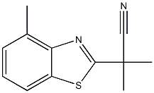 2-Benzothiazoleacetonitrile,alpha,alpha,4-trimethyl-(9CI) Struktur