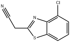 2-Benzothiazoleacetonitrile,4-chloro-(9CI) Struktur