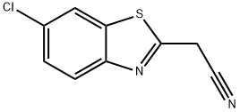 2-Benzothiazoleacetonitrile,6-chloro-(9CI) Struktur