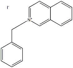 Isoquinolinium,2-(phenylmethyl)-, iodide (1:1) Struktur