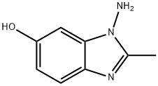 1H-Benzimidazol-6-ol,1-amino-2-methyl-(9CI) Struktur