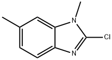 1H-Benzimidazole,2-chloro-1,6-dimethyl-(9CI) Struktur