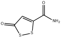 3H-1,2-Dithiole-5-carboxamide,3-oxo-(7CI,8CI) Struktur