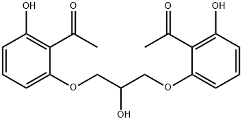 CROMOLYN   SODIUM   RELATED   COMPOUND   A (25 MG)  (1,3-BIS-(2-ACETYL-3-HYDROXYPHENOXY)-2-PROPANOL) (AS) Struktur