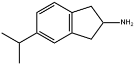 1H-Inden-2-amine,2,3-dihydro-5-(1-methylethyl)-(9CI) Struktur