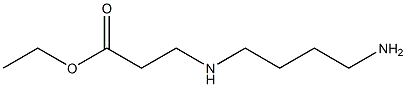 N-(4-Aminobutyl)-β-alanine ethyl ester Struktur