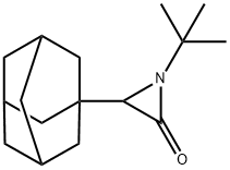 1-(1,1-Dimethylethyl)-3-[tricyclo[3.3.1.13,7]decan-1-yl]aziridin-2-one Struktur