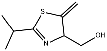 4-Thiazolemethanol,4,5-dihydro-5-methylene-2-(1-methylethyl)-(9CI) Struktur