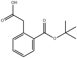 2-Carboxymethylbenzoicacidtert-butylester Struktur