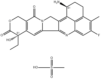 Exatecan mesylate Struktur