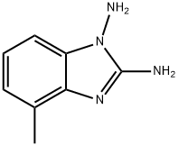 1H-Benzimidazole-1,2-diamine,4-methyl-(9CI) Struktur