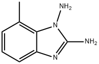 1H-Benzimidazole-1,2-diamine,7-methyl-(9CI) Struktur