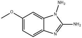 1H-Benzimidazole-1,2-diamine,6-methoxy-(9CI) Struktur