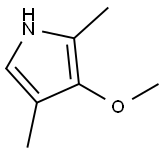 1H-Pyrrole,3-methoxy-2,4-dimethyl-(9CI) Struktur