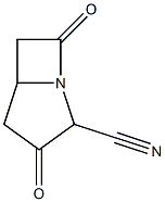 1-Azabicyclo[3.2.0]heptane-2-carbonitrile,3,7-dioxo-(9CI) Struktur