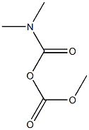 Carbonic acid, monoanhydride with dimethylcarbamic acid, methyl ester (9CI) Struktur