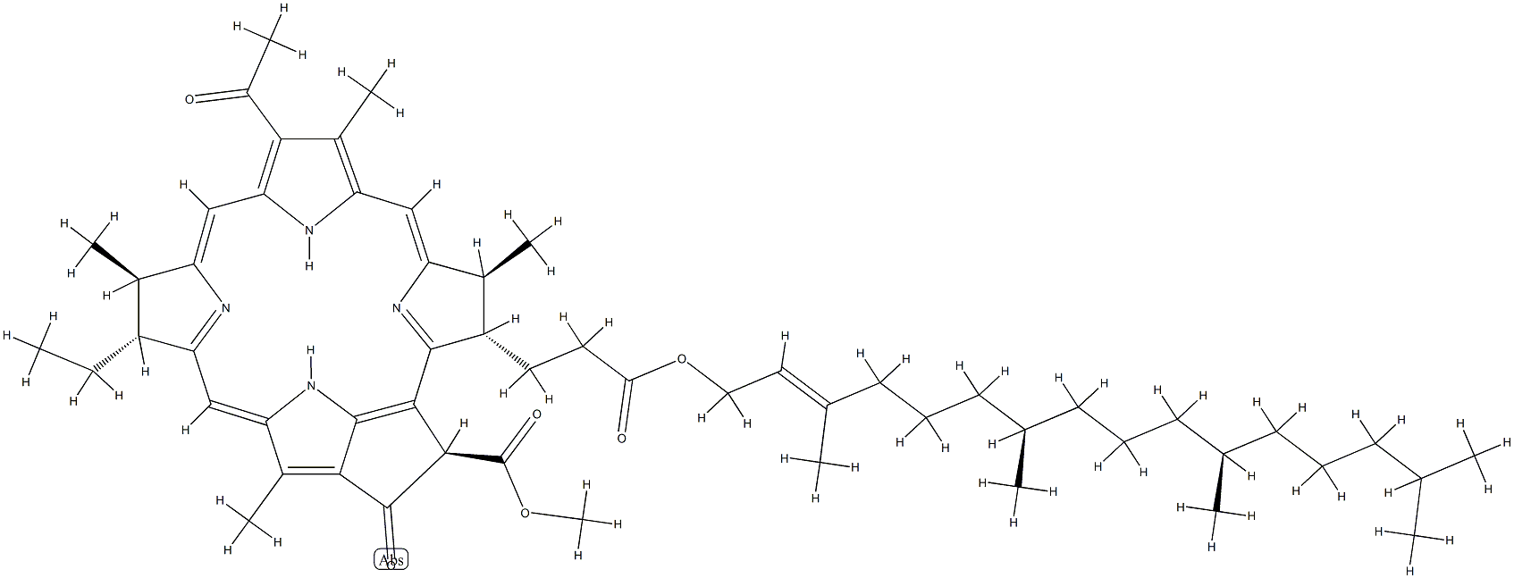 bacteriopheophytin Struktur