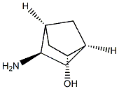 Bicyclo[2.2.1]heptan-2-ol, 5-amino-, (1R,2S,4R,5S)-rel- (9CI) Struktur