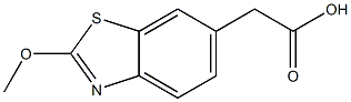 6-Benzothiazoleaceticacid,2-methoxy-(9CI) Struktur