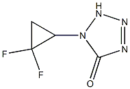 5H-Tetrazol-5-one,1-(2,2-difluorocyclopropyl)-1,2-dihydro-(9CI) Struktur