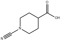 4-Piperidinecarboxylicacid,1-cyano-(9CI) Struktur