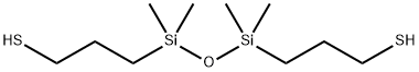 3,3'-[1,1,3,3-Tetramethylpropanedisiloxane-1,3-diyl]bis(1-propanethiol) Struktur