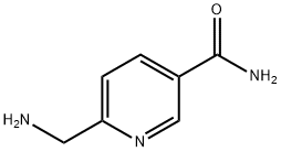 3-Pyridinecarboxamide,6-(aminomethyl)-(9CI) Struktur