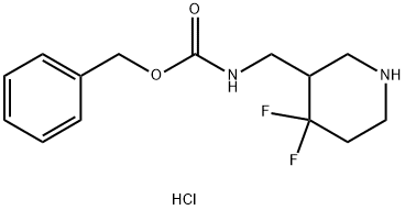 Benzyl ((4,4-Difluoropiperidin-3-Yl)Methyl)Carbamate Hydrochloride(WX601423) Struktur