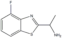 2-Benzothiazolemethanamine,4-fluoro-alpha-methyl-(9CI) Struktur