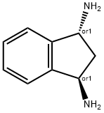 1H-Indene-1,3-diamine,2,3-dihydro-,(1R,3R)-rel-(9CI) Struktur