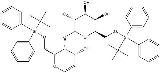 6 6'-DI-O-(TERT-BUTYLDIPHENYLSILYL)-D- Struktur