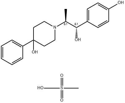 Traxoprodil mesylate Struktur