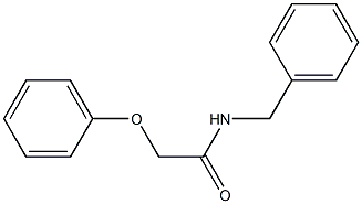 N-benzyl-2-phenoxyacetamide Struktur