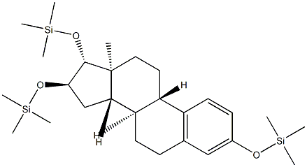 3,16α,17β-Tris(trimethylsiloxy)-1,3,5(10)-estratriene Struktur