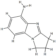 1H-Pyrrolo[1,2-a]benzimidazol-5-amine,2,3-dihydro-(9CI) Struktur