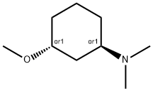 Cyclohexanamine, 3-methoxy-N,N-dimethyl-, (1R,3R)-rel- (9CI) Struktur