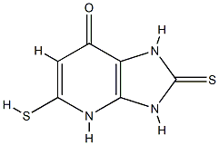 1H-Imidazo[4,5-b]pyridine-2,5(3H,4H)-dithione,7-hydroxy-(9CI) Struktur