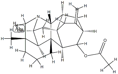 11-Acetoxyhetisan-6-ol Struktur