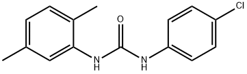 N-(4-chlorophenyl)-N'-(2,5-dimethylphenyl)urea Struktur