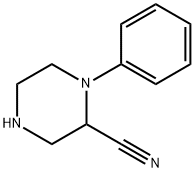 2-Piperazinecarbonitrile,1-phenyl-(9CI) Struktur