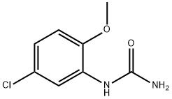 (5-chloro-2-methoxyphenyl)urea Struktur