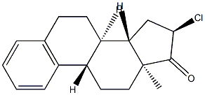 16α-Chloroestra-1,3,5(10)-trien-17-one Struktur