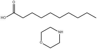 decanoic acid, compound with morpholine (1:1) Struktur