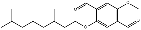 2-METHOXY-5-(3' 7'-DIMETHYLOCTYLOXY)TER& Struktur