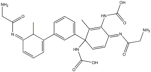 Carbamic acid, 1,3-phenylenebismethyleneiminocarbonylimino(methyl-3,1-phenylene)bis-, di-C10-14-alkyl esters Struktur