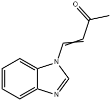 3-Buten-2-one,4-(1H-benzimidazol-1-yl)-(9CI) Struktur